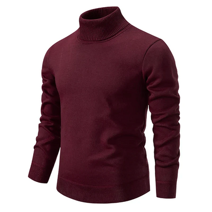 Modern Turtleneck Knit Sweater
