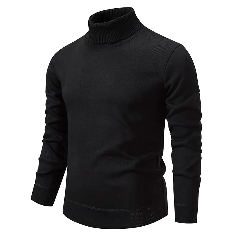 Modern Turtleneck Knit Sweater