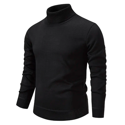 Modern Turtleneck Knit Sweater
