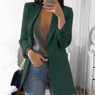 Women's Classic Blazer Timeless Sophistication - Fashinoza