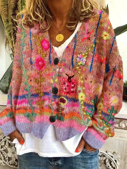 Women's Retro Cardigan