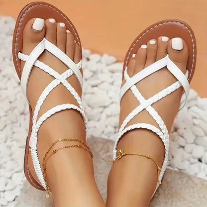 Women's Gladiator Sandals Vintage Style - 
Fashinoza