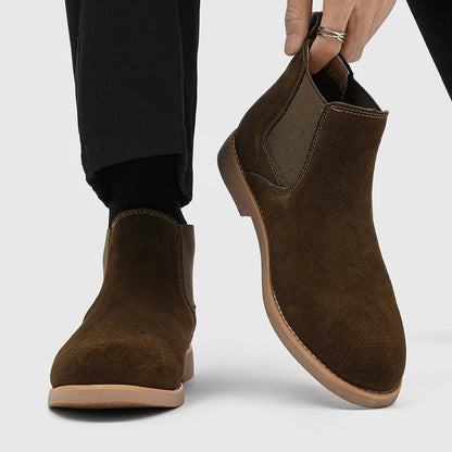 Men's Suede Chelsea Boots