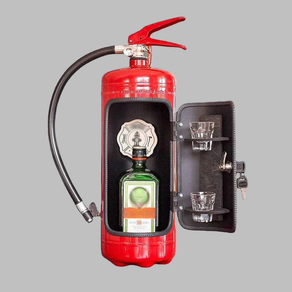 Hidden Flask Fire Extinguisher Decoy Container - Fashinoza