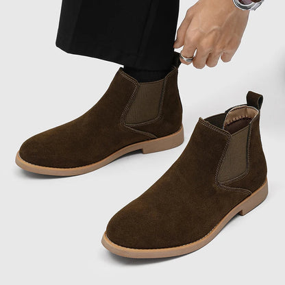 Men's Suede Chelsea Boots