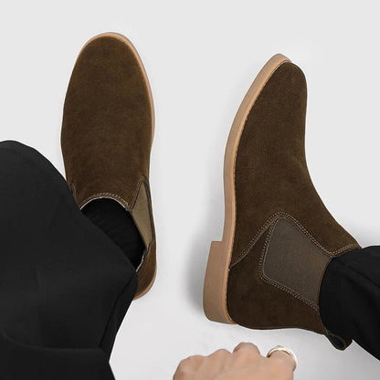 Men's Suede Chelsea Boots