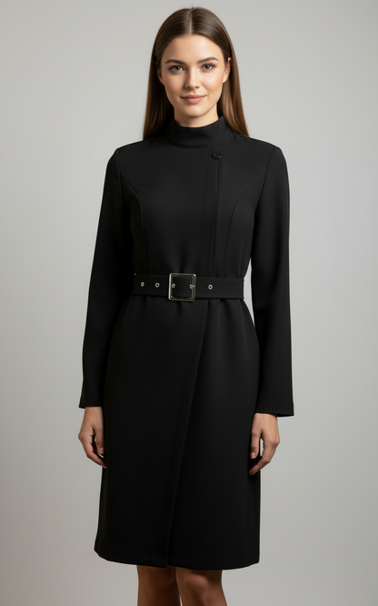 Addison | Women Spring Belted Long Coat