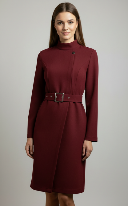 Addison | Women Spring Belted Long Coat