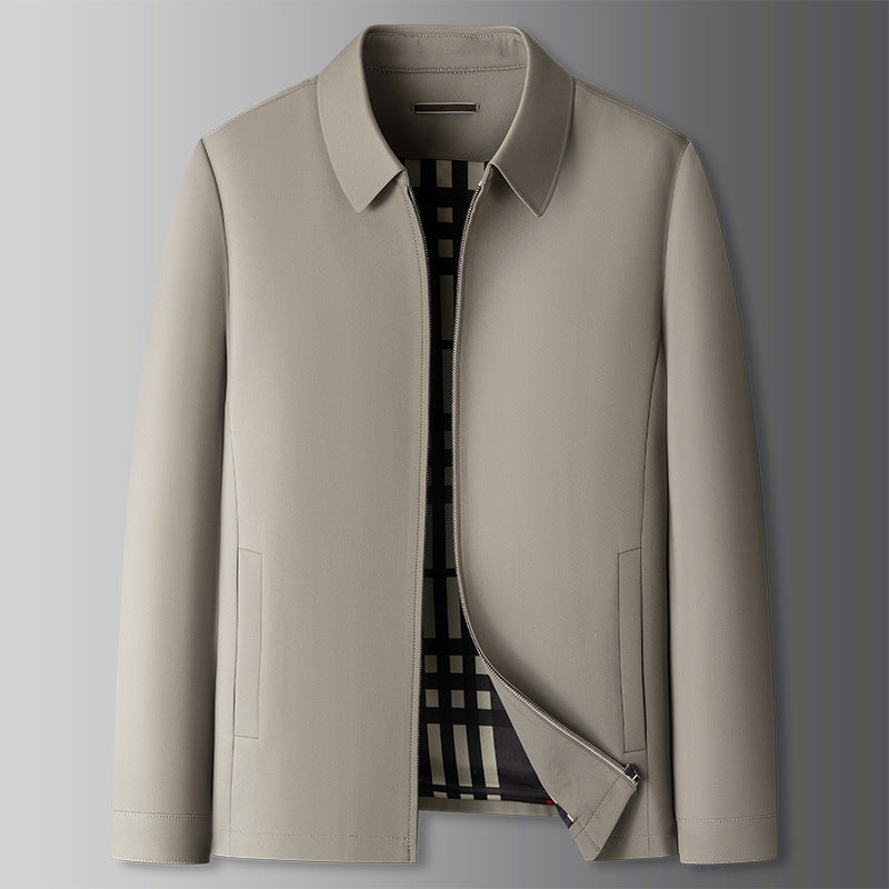 Men's Casual Zip-Up Jacket - Fashinoza