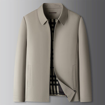 Men's Casual Zip-Up Jacket - Fashinoza
