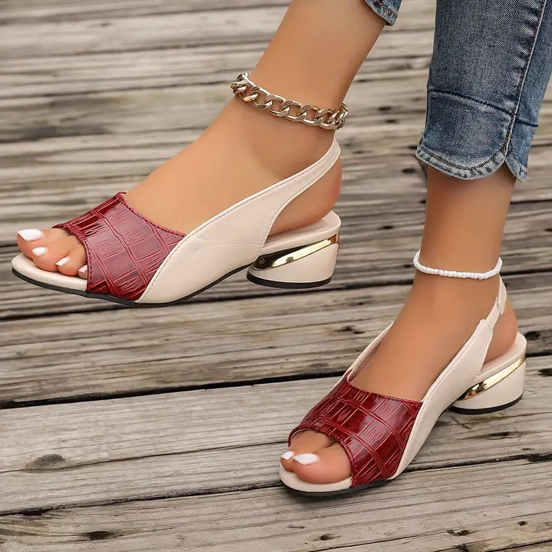 Women's Slingback Sandals Wide Strap