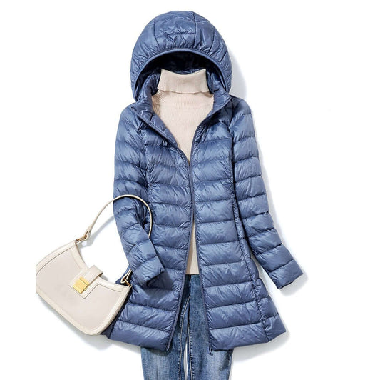 Women's Lightweight Winter Jacket Ultralight Cold Weather - Fashinoza