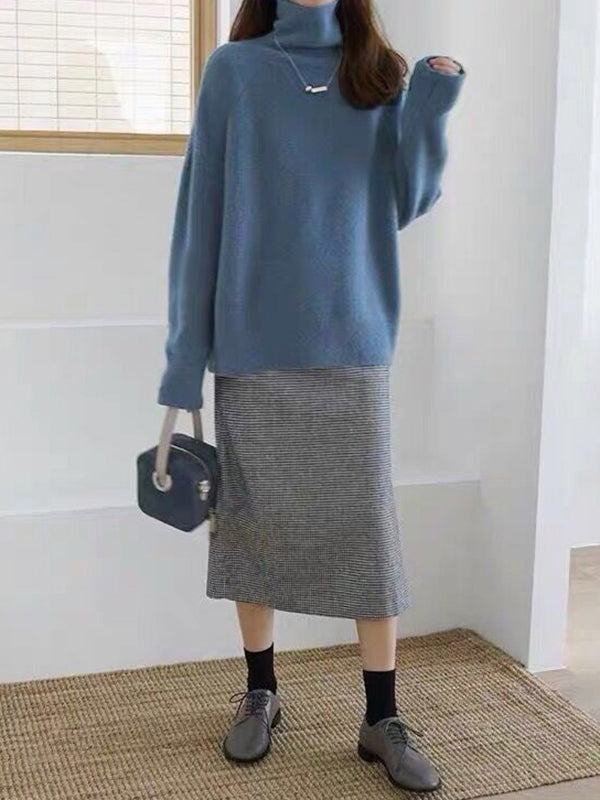 Cozy Knit Turtleneck Sweater