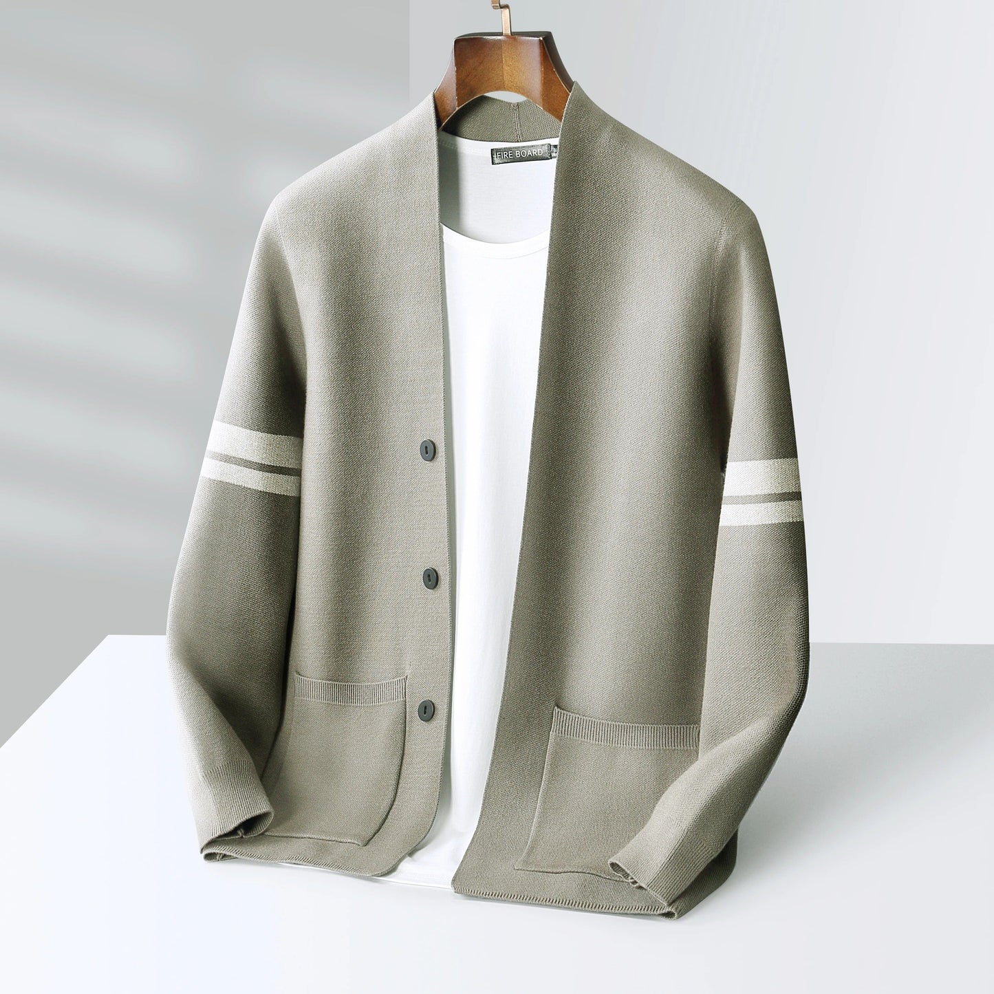 Relaxed Button Front Cardigan