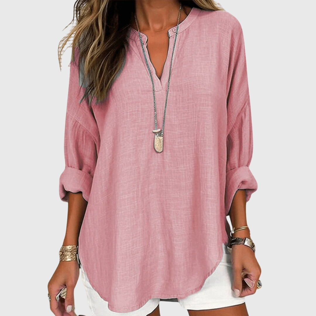 Rachel | Womens Loose Fit Long Sleeve Casual Top