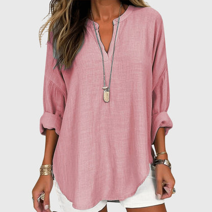Rachel | Womens Loose Fit Long Sleeve Casual Top