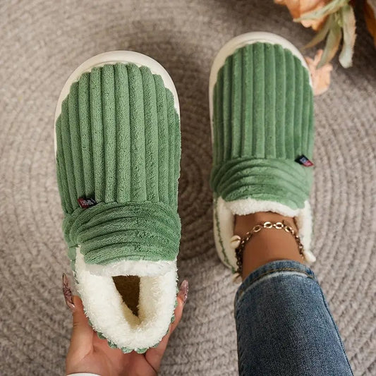 Women's Closed Toe Slippers Slip On - Fashinoza