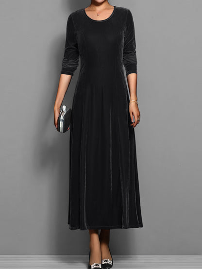 Women's Soft Velvet Dress