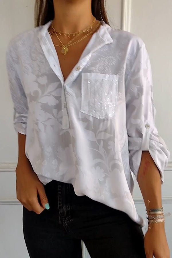Elisa | Elegant Sequin Top