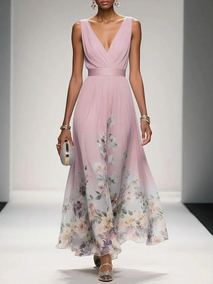 Fiona | Women Floral Print Wedding Guest Dress