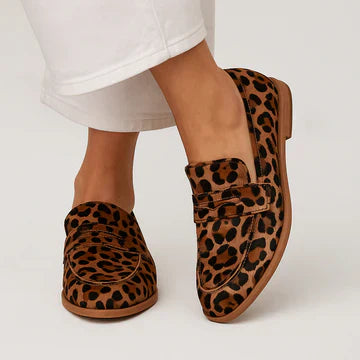 Bow Detail Classic Orthopedic Loafers