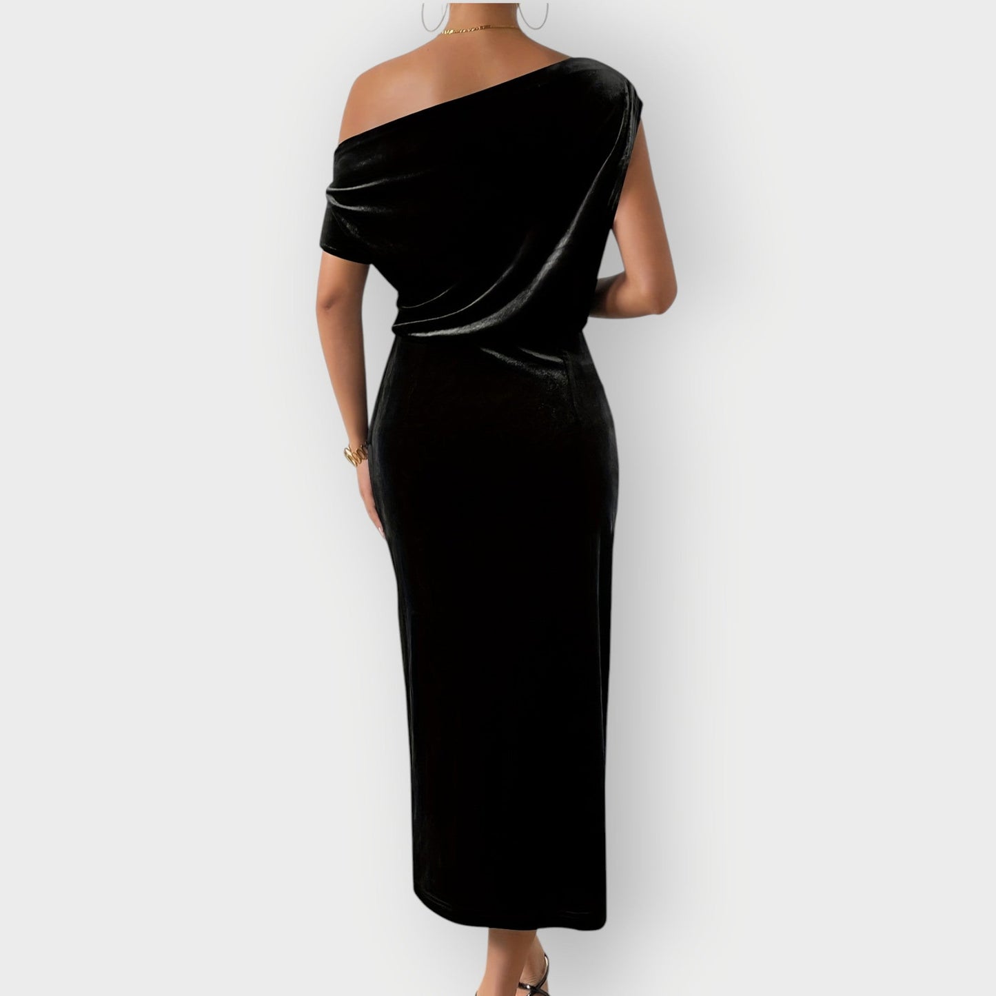 Women's Off Shoulder Midi Dress
