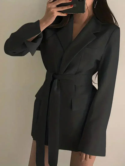 Women's Blazer Coat Wool Blend Versatile