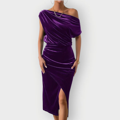 Women's Off Shoulder Midi Dress