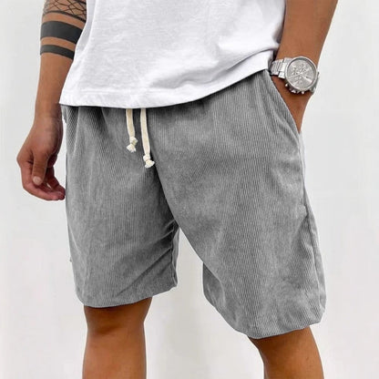 Men's Striped Drawstring Shorts