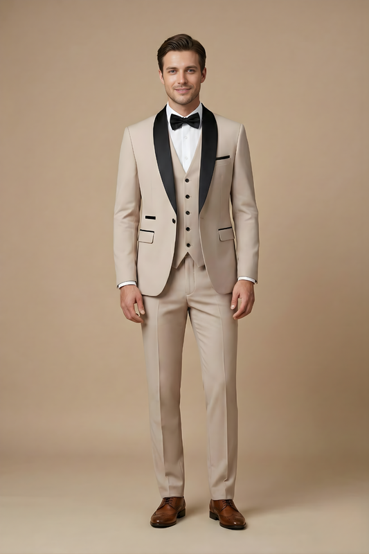 Men's Slim Fit Tuxedo Suit - Fashinoza