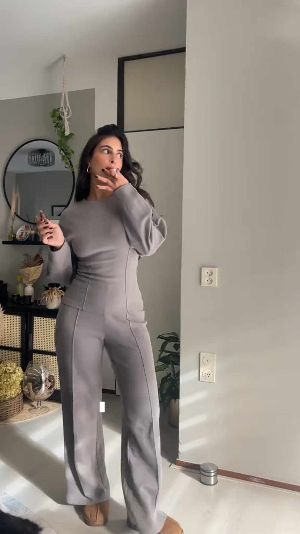Women's Wide Leg Pantsuit Set