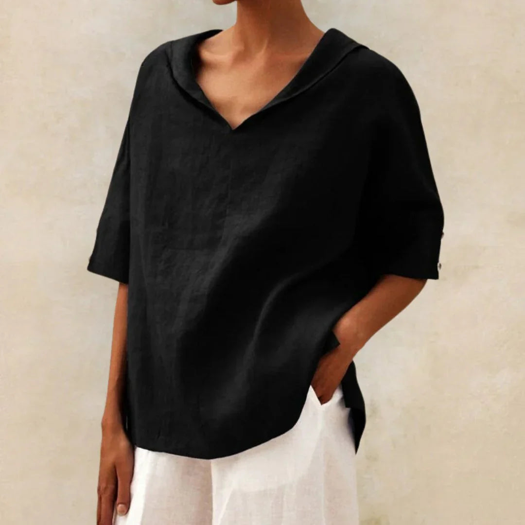 Women's Linen Shirt Lightweight Beige