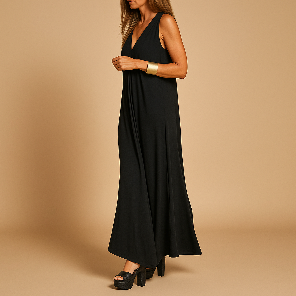 Women's Elegant Long Dress - 
Fashinoza