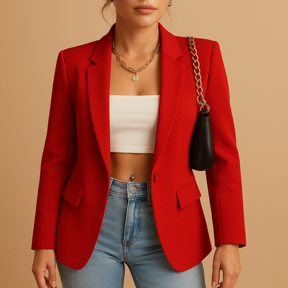 Women's Tailored Blazer Jacket
