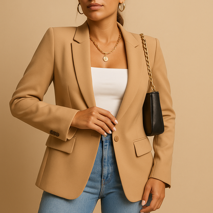 Women's Tailored Blazer Jacket