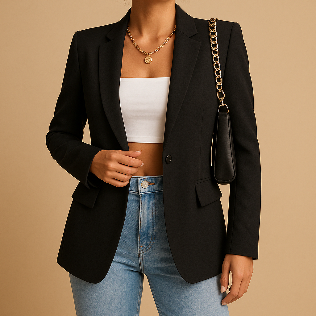 Women's Tailored Blazer Jacket