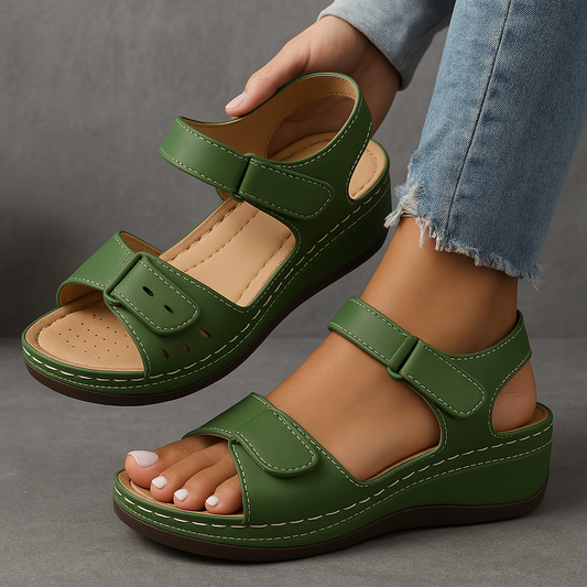 Women's Orthopedic Sandals Wedge Heel - Fashinoza