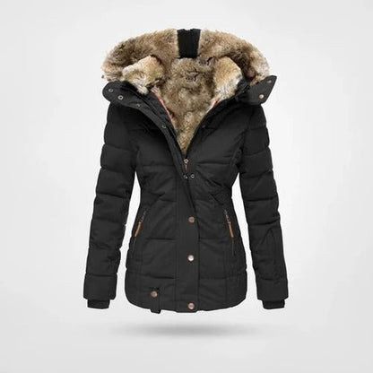 Women's Hooded Padded Jacket - Fashinoza