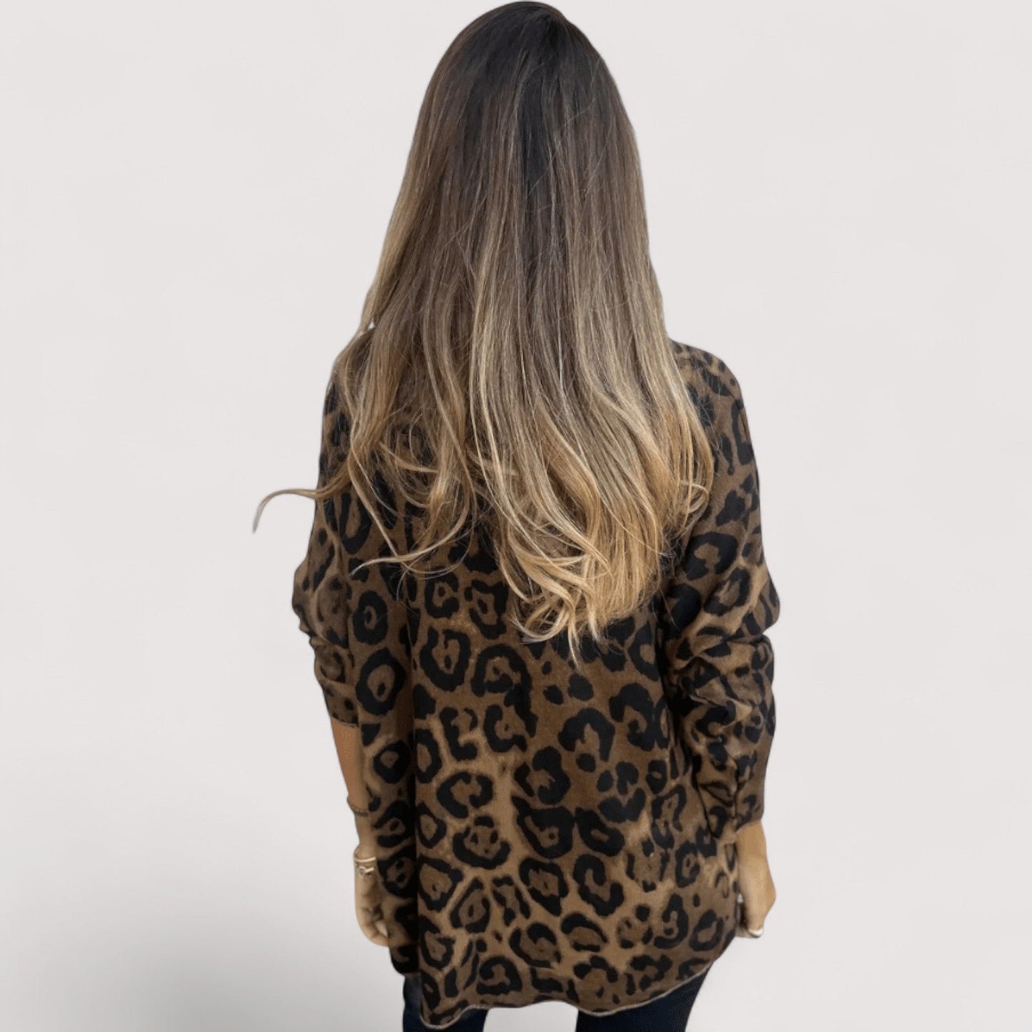 Women's Leopard Print Blouse Lightweight