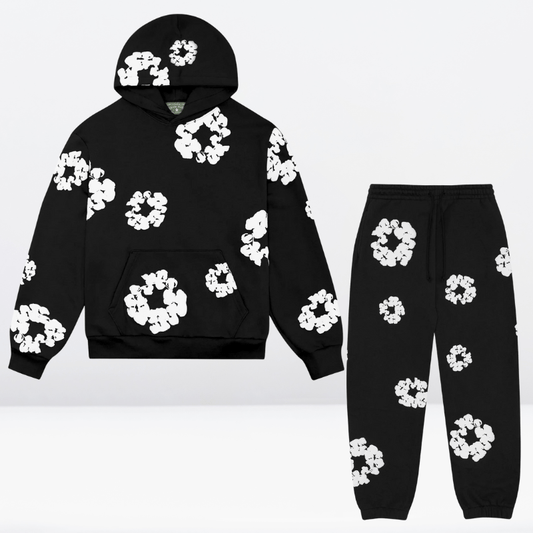 Autumn Cotton Tracksuit Set - 
Fashinoza
