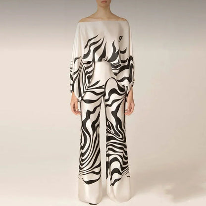 Women's Off Shoulder Pantsuit Straight Leg