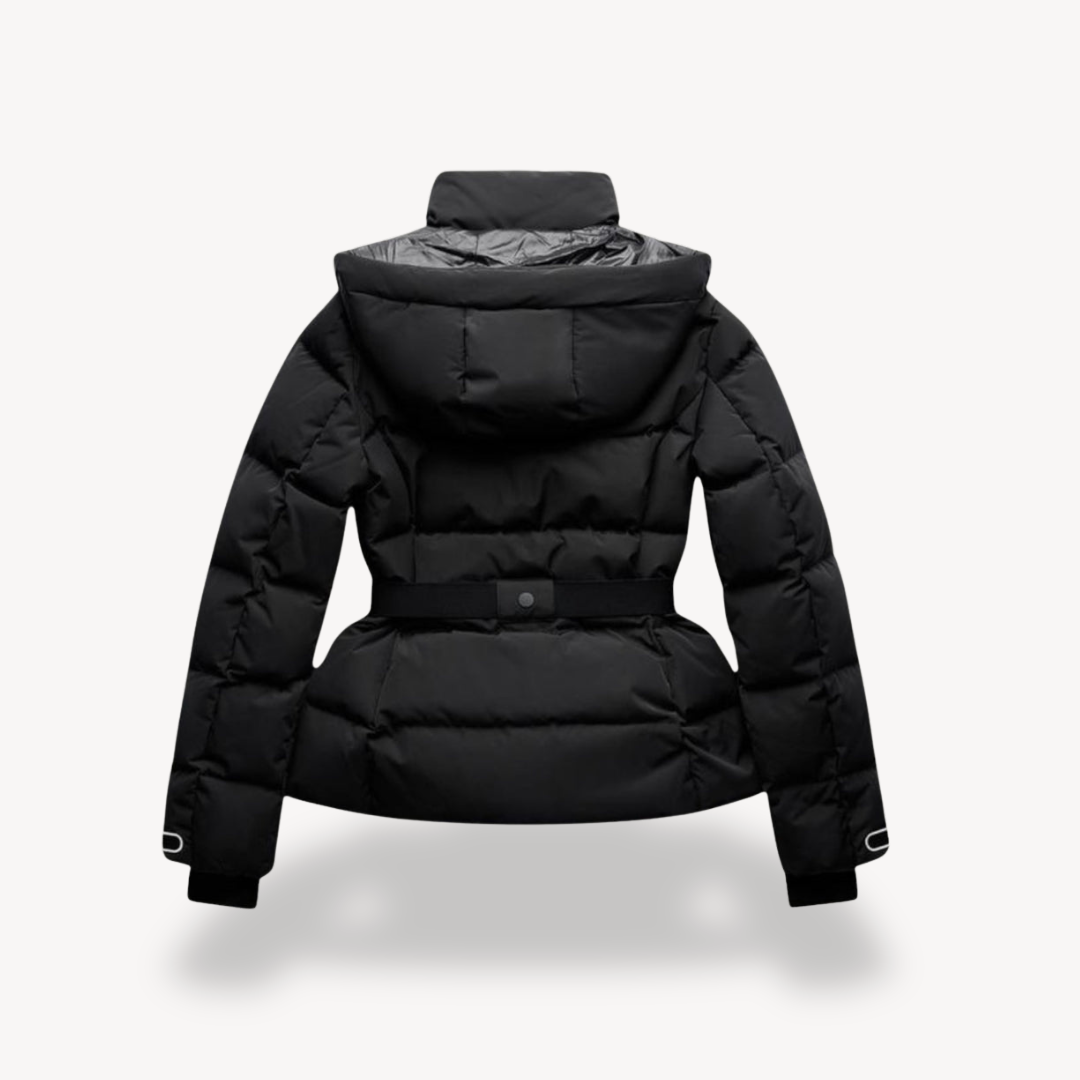 Image of Erica | Women's Hooded Belted Puffer Jacket