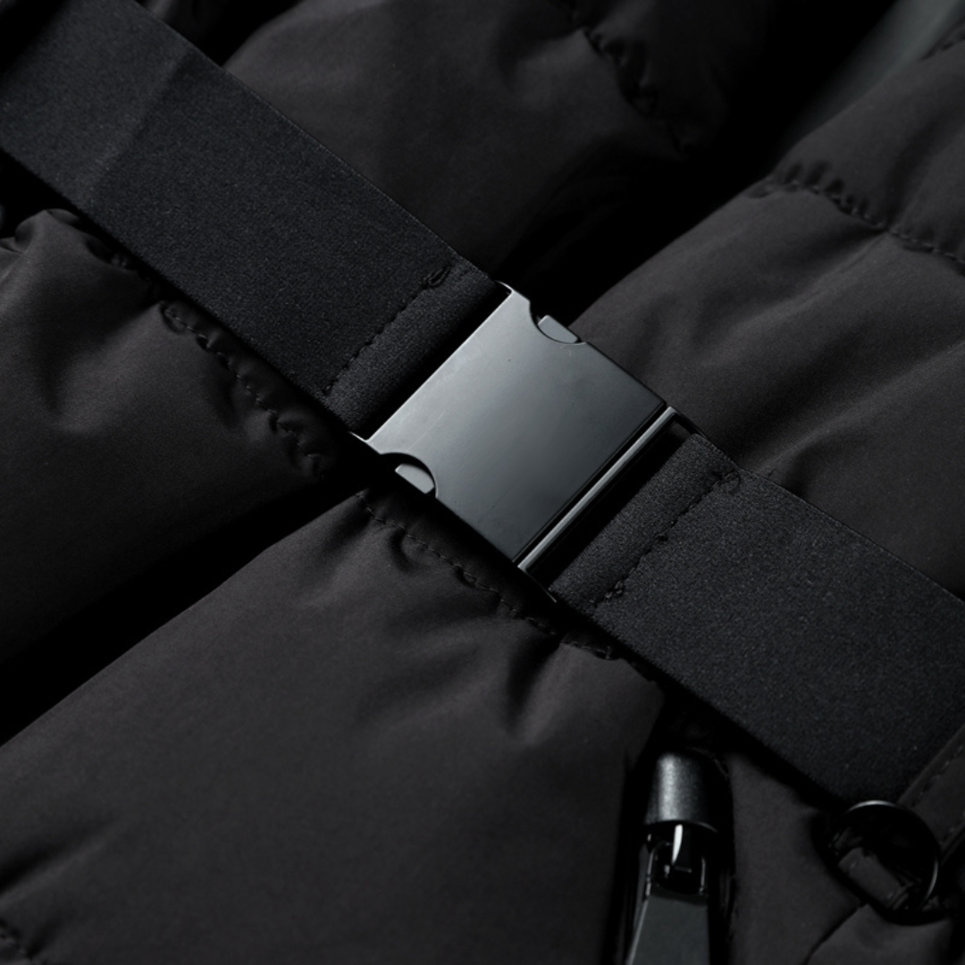 Image of Erica | Women's Hooded Belted Puffer Jacket