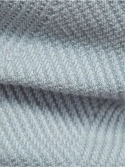 Textured Stripe Crewneck Sweater