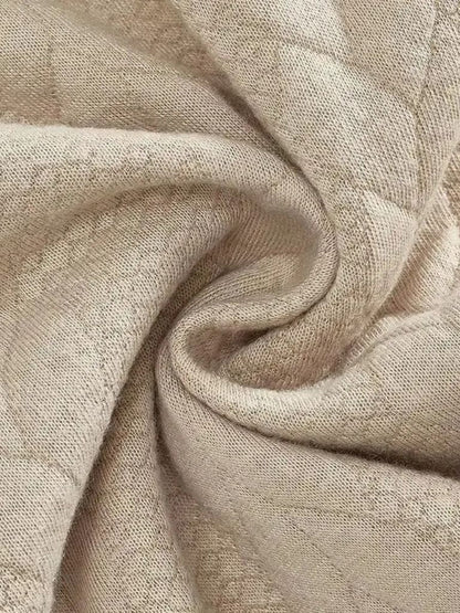 Textured Cable Quarter-Zip Sweater