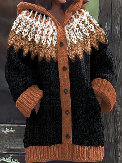 Women's Patterned Cardigan Sweater