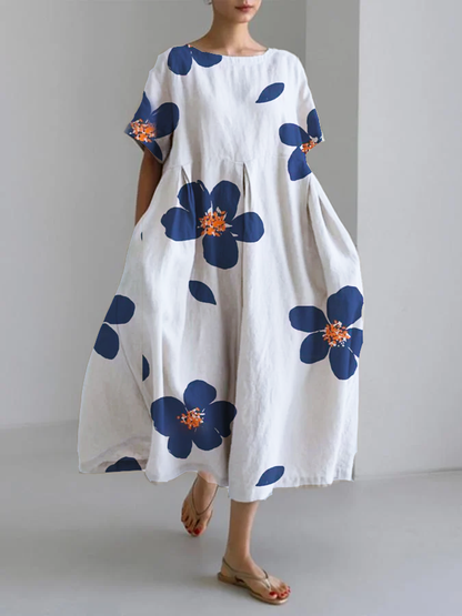 Women's Floral Summer Dress Soft Comfortable