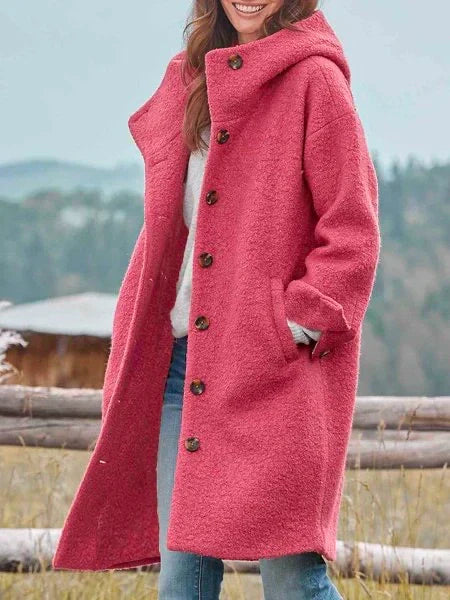 Emma | Women’s Winter Long Button Front Coat