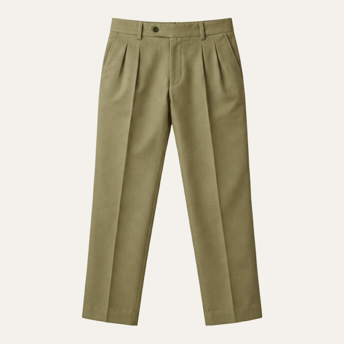 Men's Linen Loose Fit Pants Breathable Beige