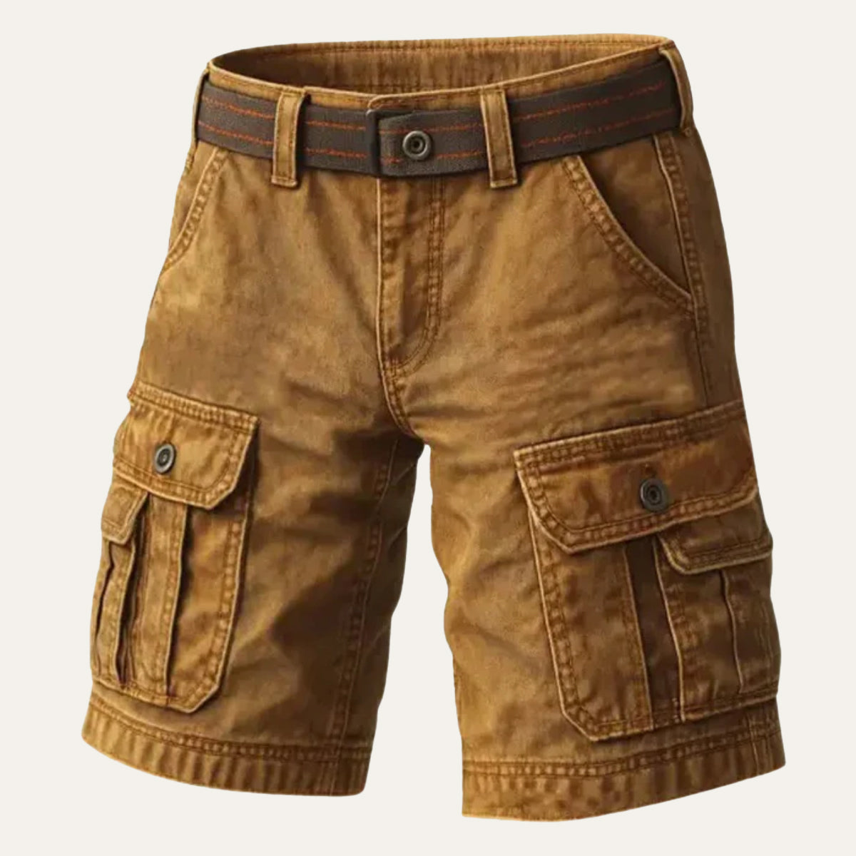 Brixton Men's Cargo Shorts Vintage Style Cotton - Fashinoza